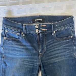 Express Stretch+ Mid rise Cropped Jean Leggings | size 6